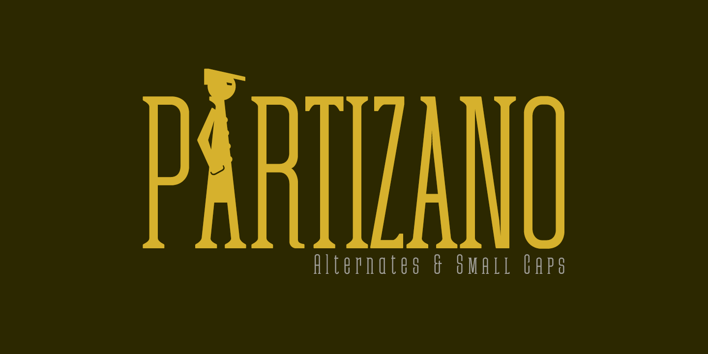 Beispiel einer Partizano Serif-Schriftart #4